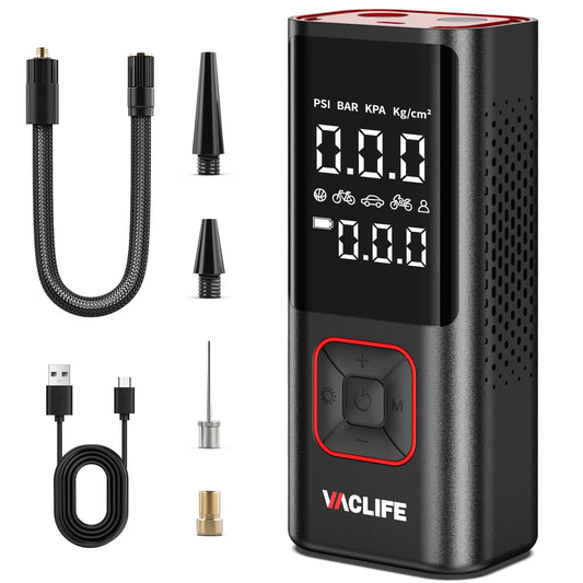 Multipurpose Air Compressor Portable for Car, Compact Bike Pump